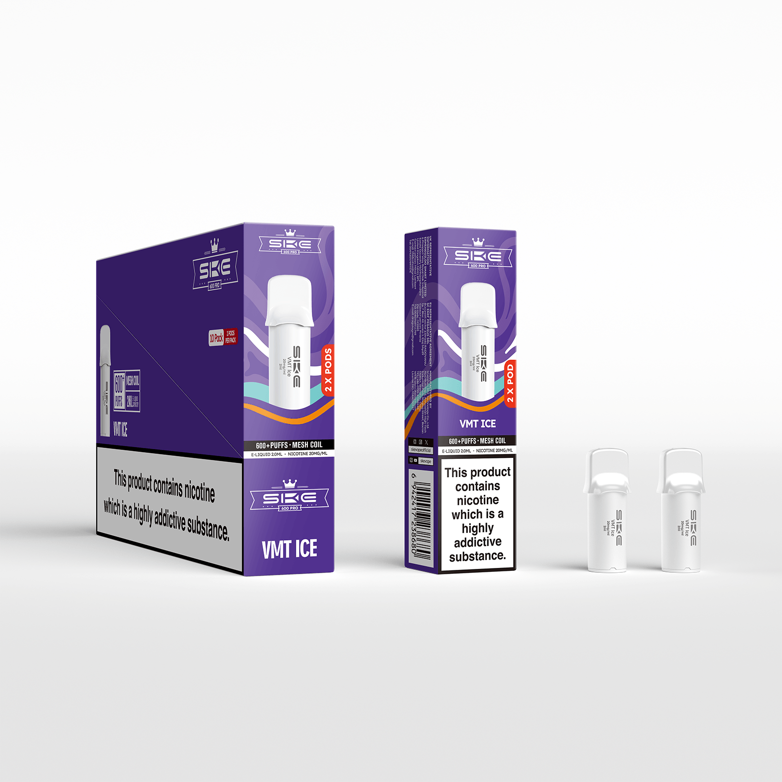 SKE 600 REFILL POD 2 PACK VMT (10)