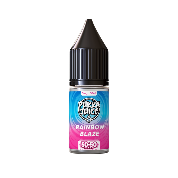 PUKKA JUICE 10ML 50/50 RAINBOW BLAZE (10)