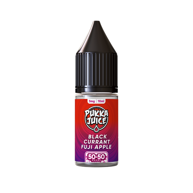 PUKKA JUICE 10ML 50/50 BLACKCURRANT FUJI APPLE (10)