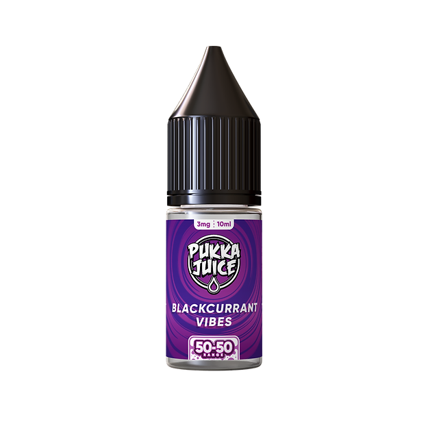 PUKKA JUICE 10ML 50/50 BLACKCURRANT VIBES (10)