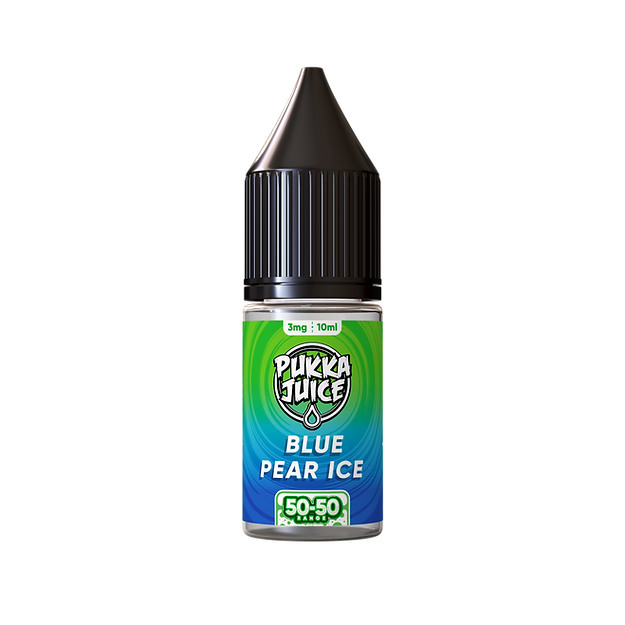 PUKKA JUICE 10ML 50/50 BLUE PEAR ICE (10)