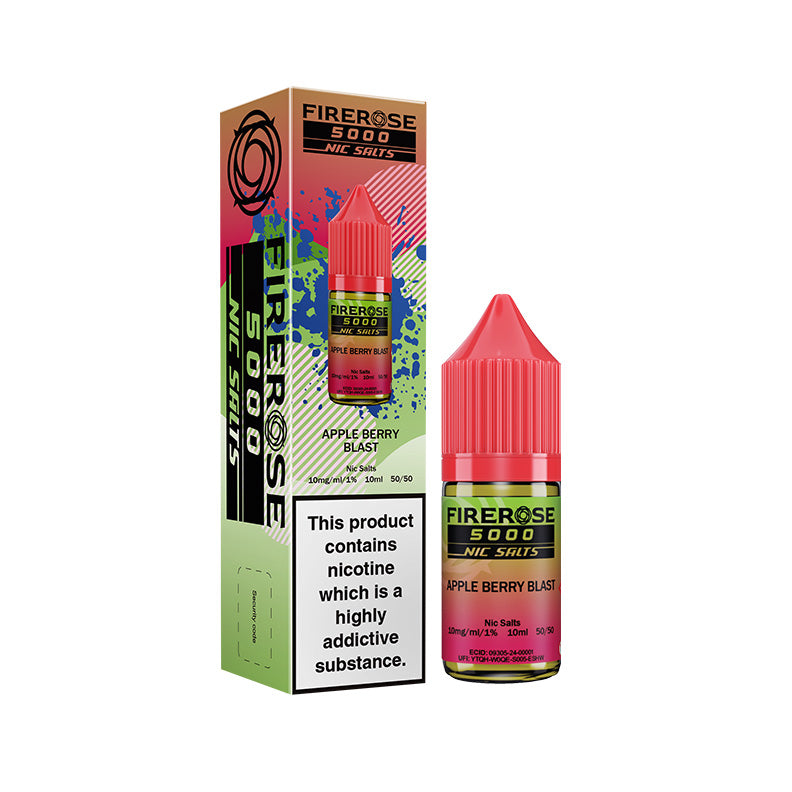 FIREROSE 5000 NIC SALTS APPLE BERRY BLAST (10)