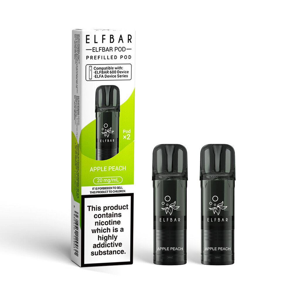 ELFBAR 600 2025 2PK PODS APPLE PEACH (10)