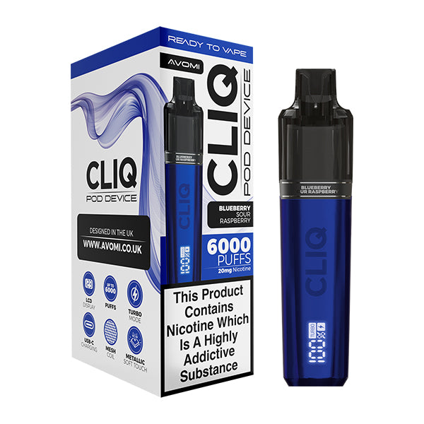 AVOMI CLIQ KIT BLUEBERRY SOUR RASPBERRY (5)