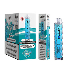 XYGO KRYSTAL 600 KIT BLUEBERRY SOUR RASPBERRY (10)