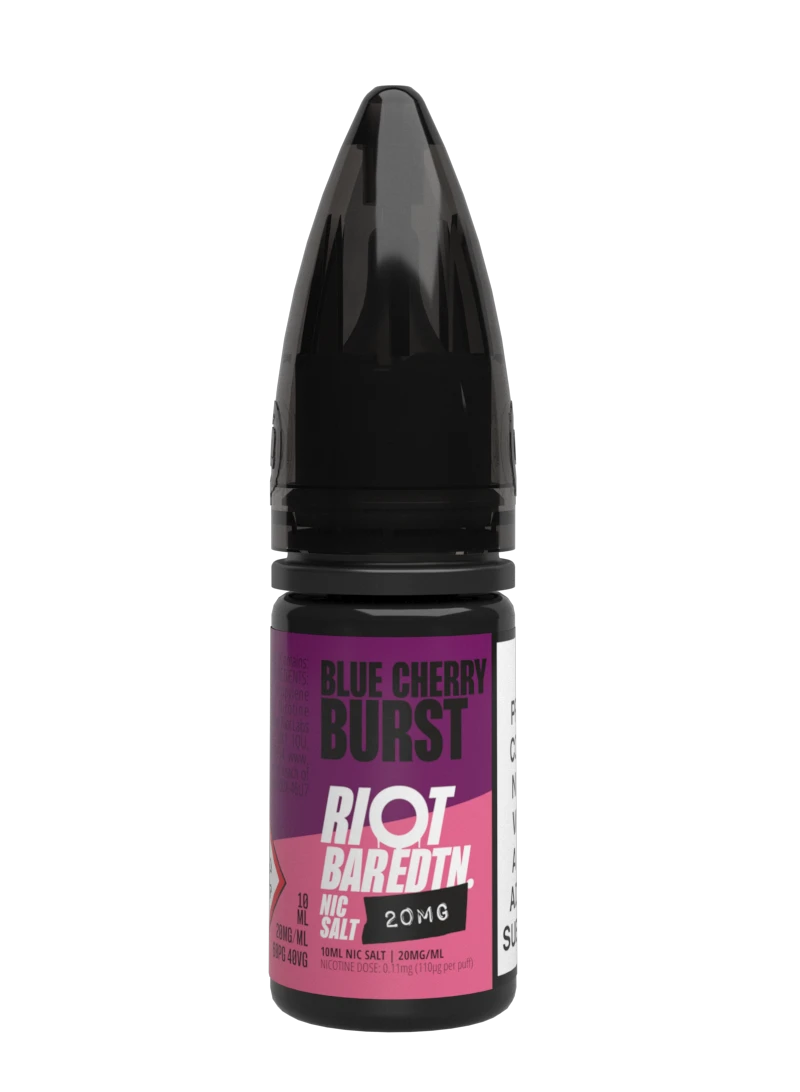 RIOT BAR EDTN 20MG NIC SALT BLUE CHERRY BURST (10)