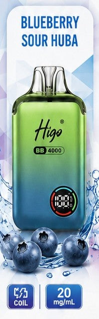 HIGO BB4000 REFILL BLUEBERRY SOUR HUBA (5)
