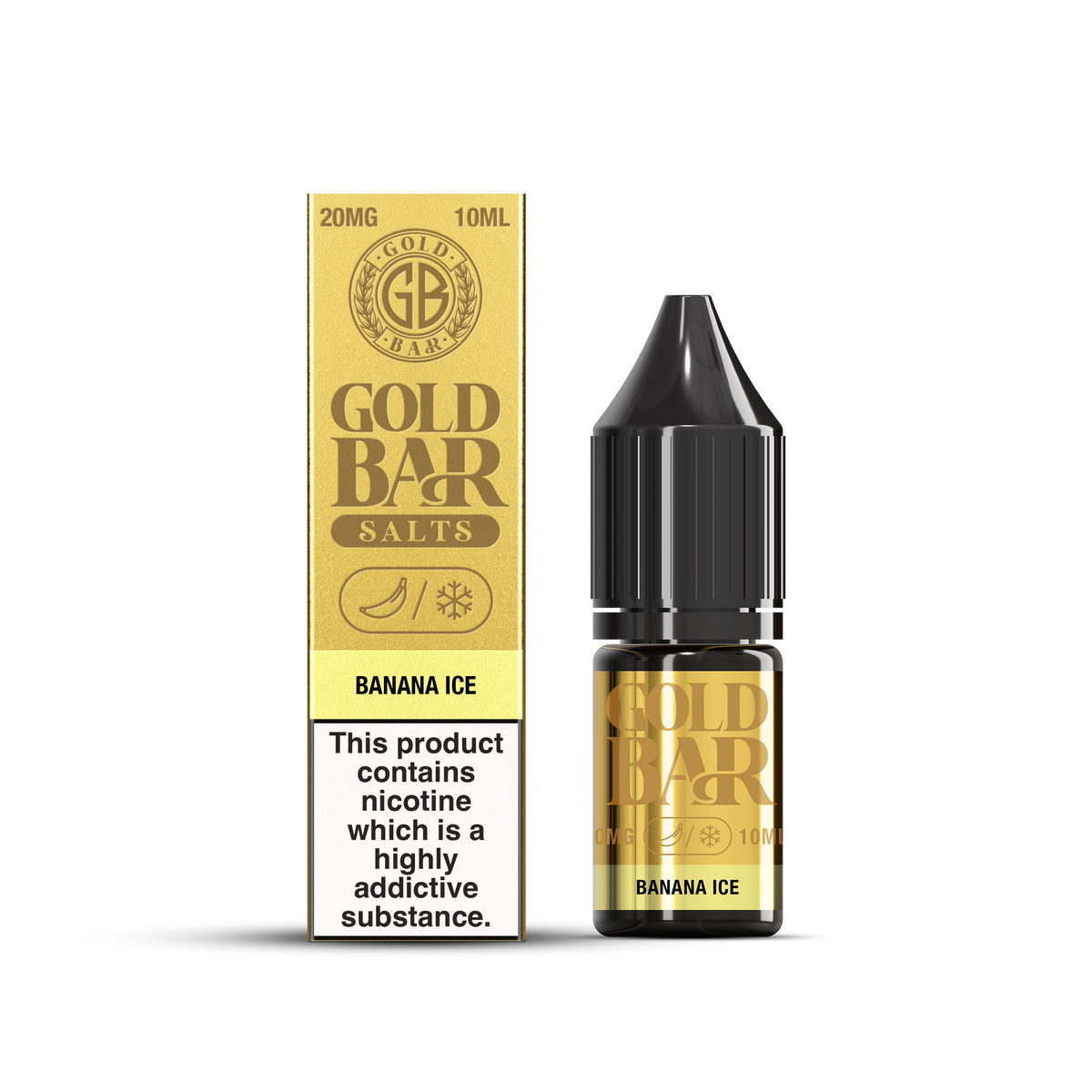 GOLD BAR SALTS 10ML BANANA ICE (10)