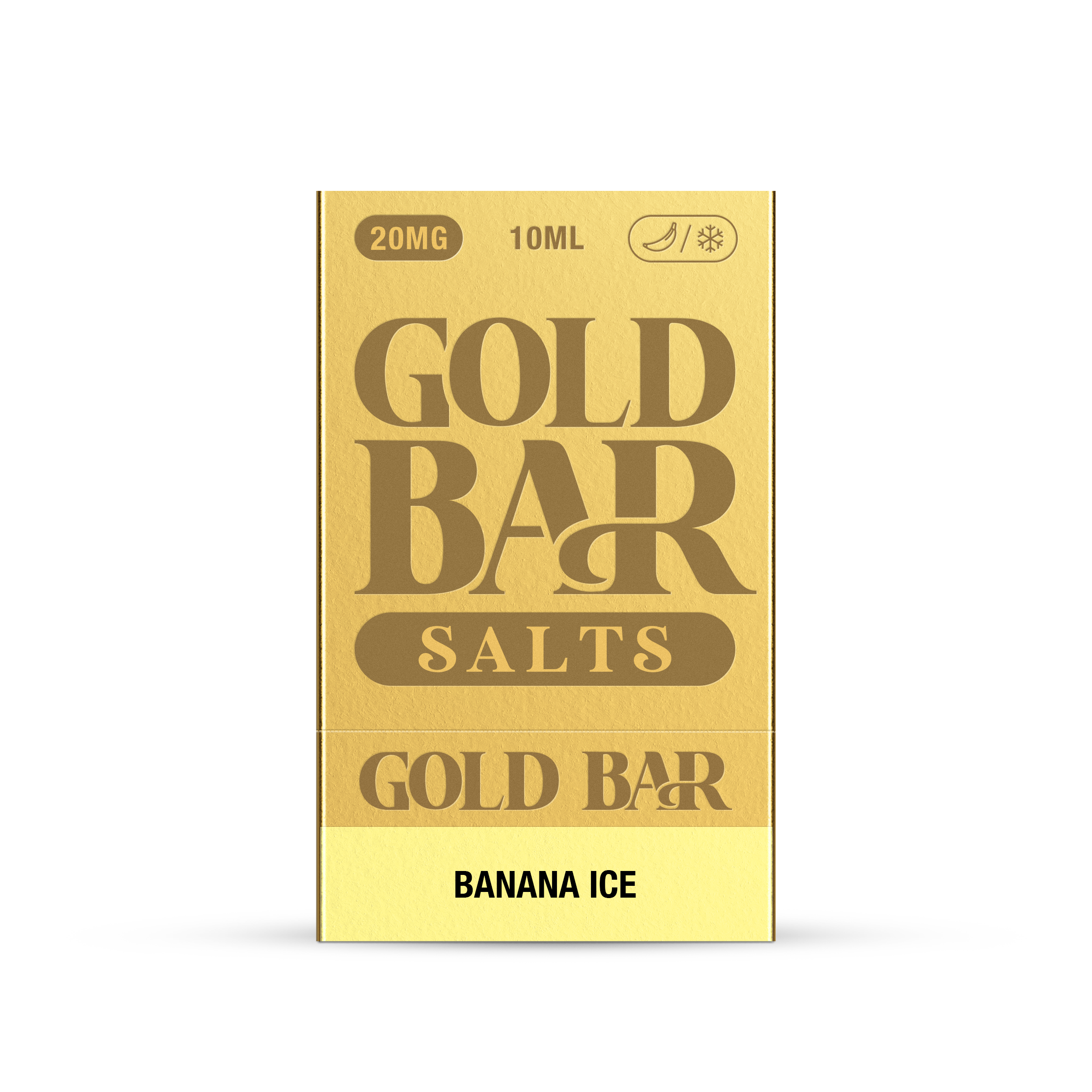 GOLD BAR SALTS 10ML BANANA ICE (10)