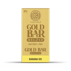 GOLD BAR RELOAD BATTERY + POD BANANA ICE (10)