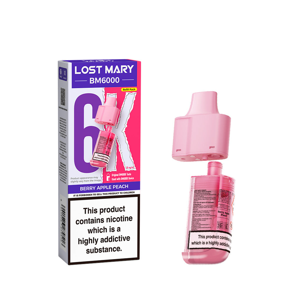 LOST MARY BM6000 POD BERRY APPLE PEACH (5)