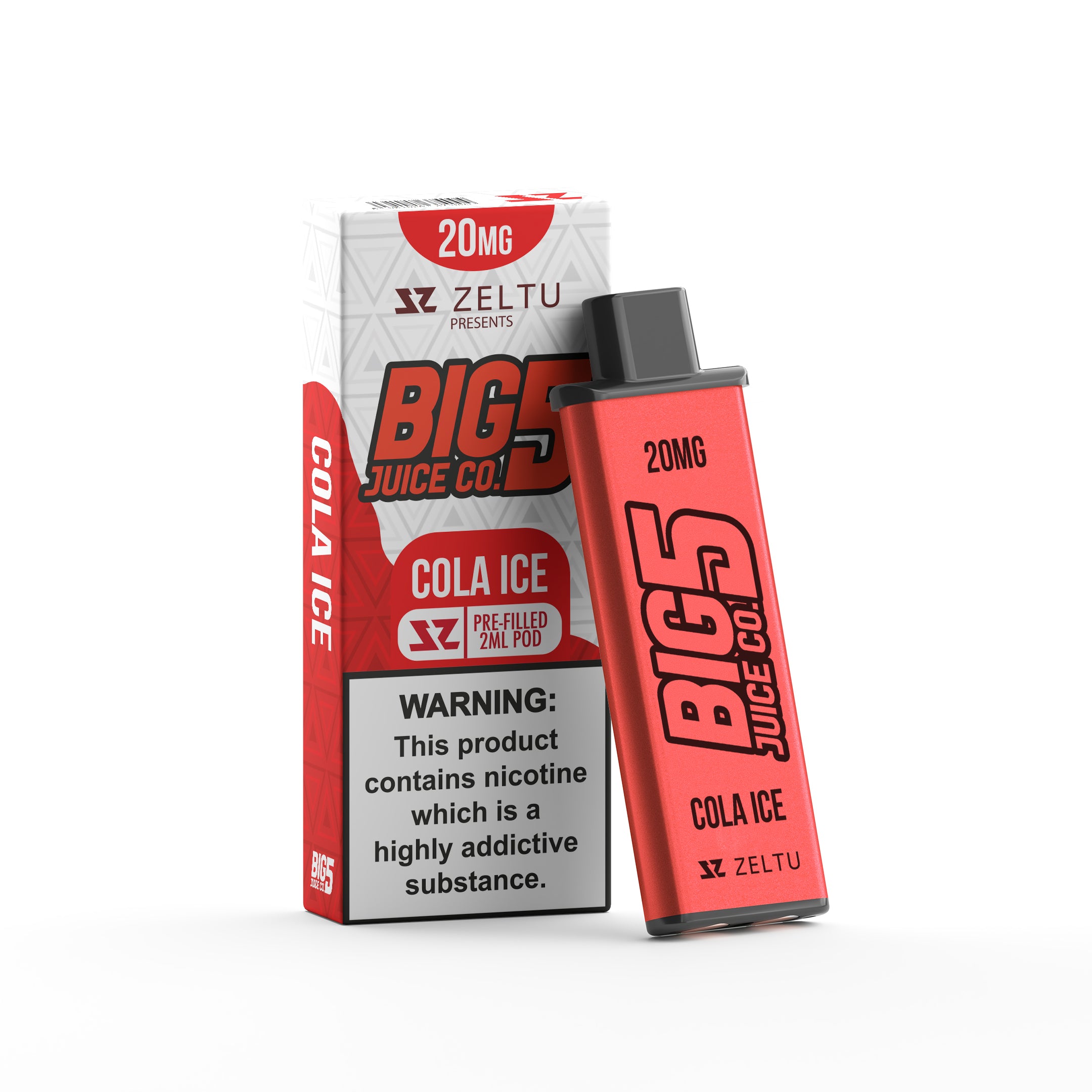 ZELTU X3 PREFILLED POD BIG 5 COLA ICE (5)