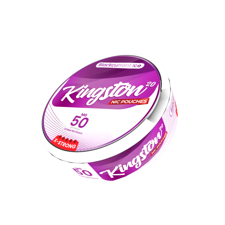 KINGSTON NICOTINE POUCHES 50MG BLACKCURRANT (10)