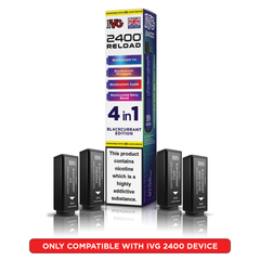 IVG 2400 RELOAD POD 4 PACK BLACKCURRANT EDITION (5)