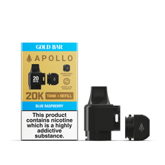 APOLLO 2ML+5ML POD + REFILL BLUE RASPBERRY (10)