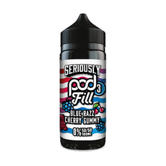 DOOZY SERIOUSLY POD FILL 3 100ML BLUE RAZZ CHERRY GUMMY