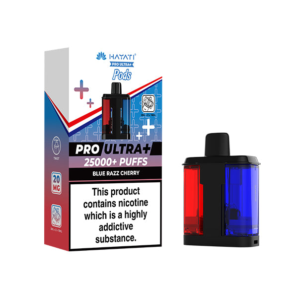 HAYATI PRO ULTRA 25K POD BLUE RAZZ CHERRY (5)