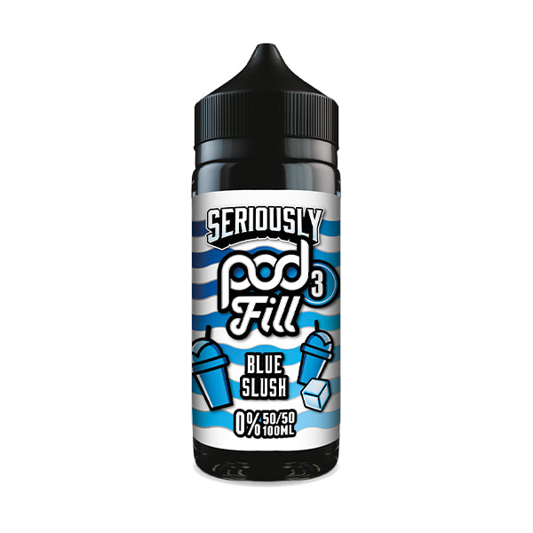 DOOZY SERIOUSLY POD FILL 3 100ML BLUE SLUSH
