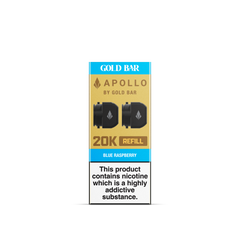 APOLLO 2x5ML REFILL CONTAINERS BLUE RASPBERRY (10)