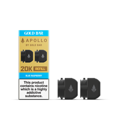 APOLLO 2x5ML REFILL CONTAINERS BLUE RASPBERRY (10)