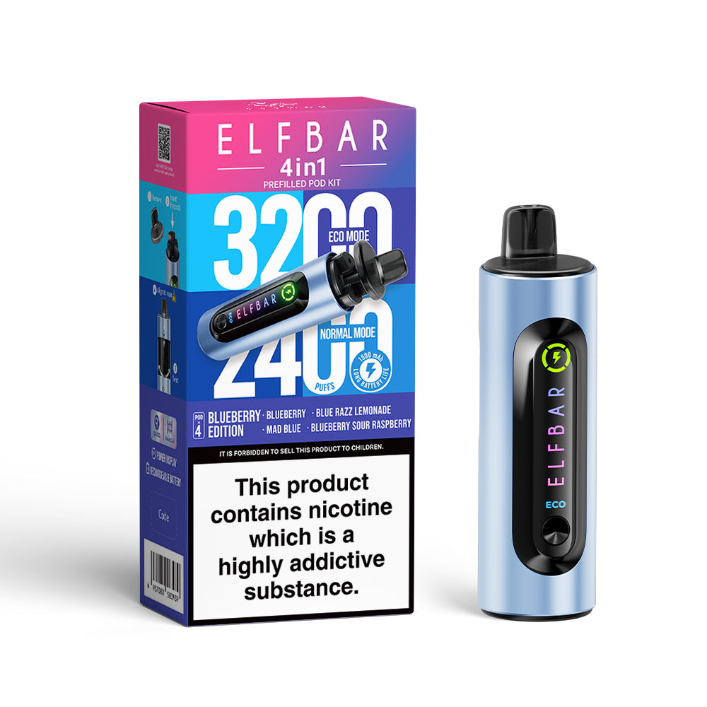 ELFBAR 4in1 POD KIT BLUEBERRY EDITION (5)