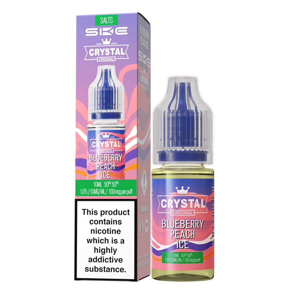 SKE CRYSTAL ORIGINAL SALTS 10ML BLUEBERRY PEACH (10)