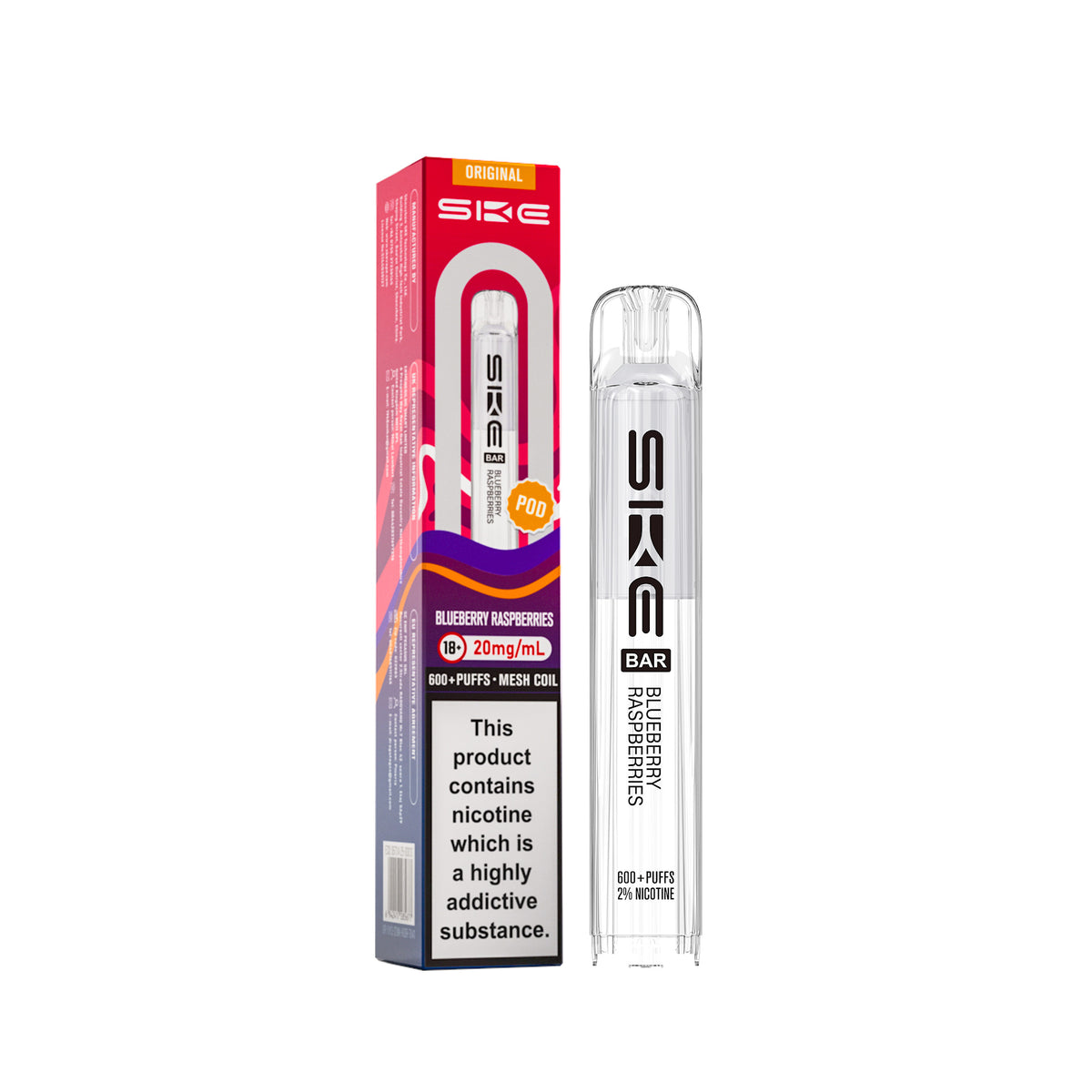 SKE BAR REFILL POD (2025) BLUEBERRY RASPBERRIES (10)