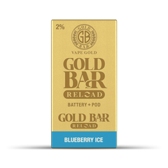GOLD BAR RELOAD BATTERY + POD BLUEBERRY ICE (10)