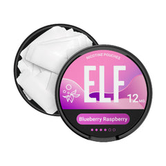 ELF 12MG NICOTINE POUCHES BLUEBERRY RASPBERRY (10)