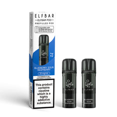 ELFBAR 600 2025 2PK PODS BLUEBERRY SOUR RASPBERRY (10)