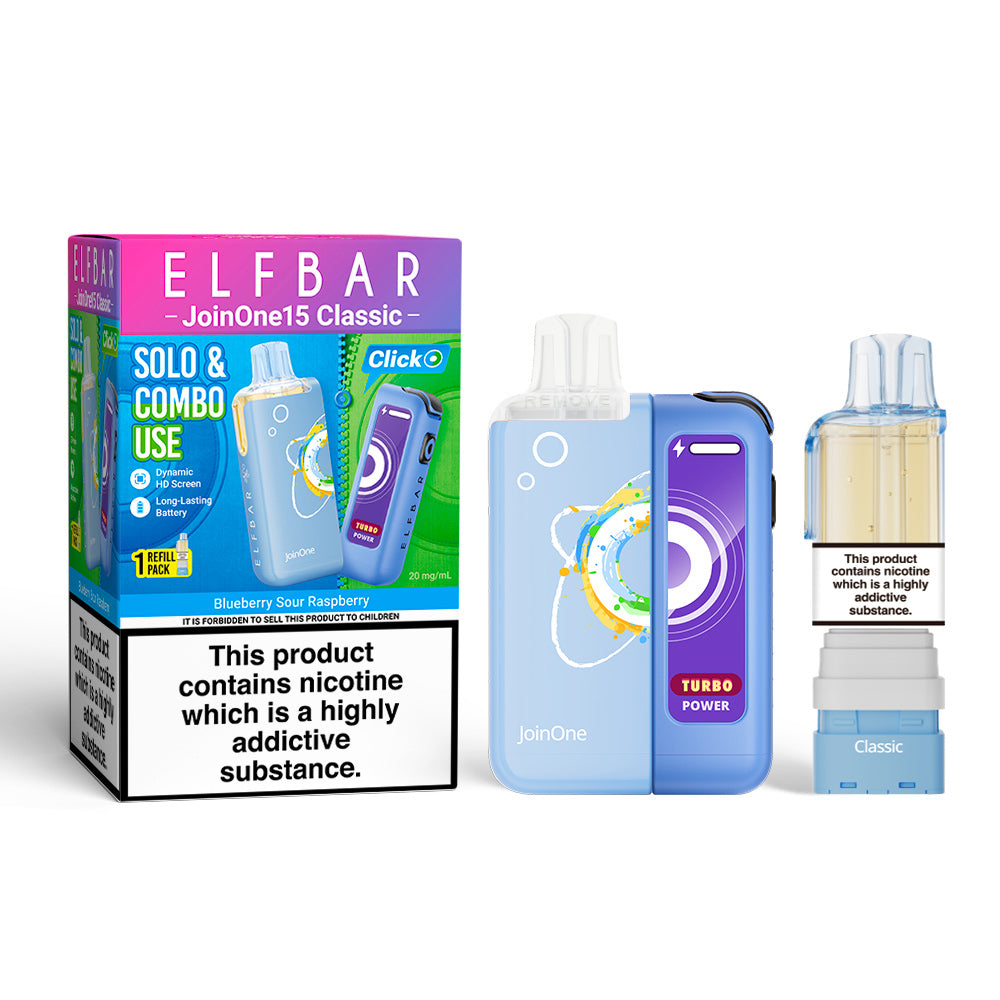 ELFBAR JOINONE KIT BLUEBERRY SOUR RASPBERRY (5)