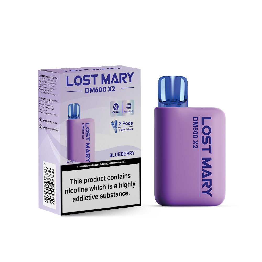 LOST MARY DM1200 20MG BLUEBERRY (5)
