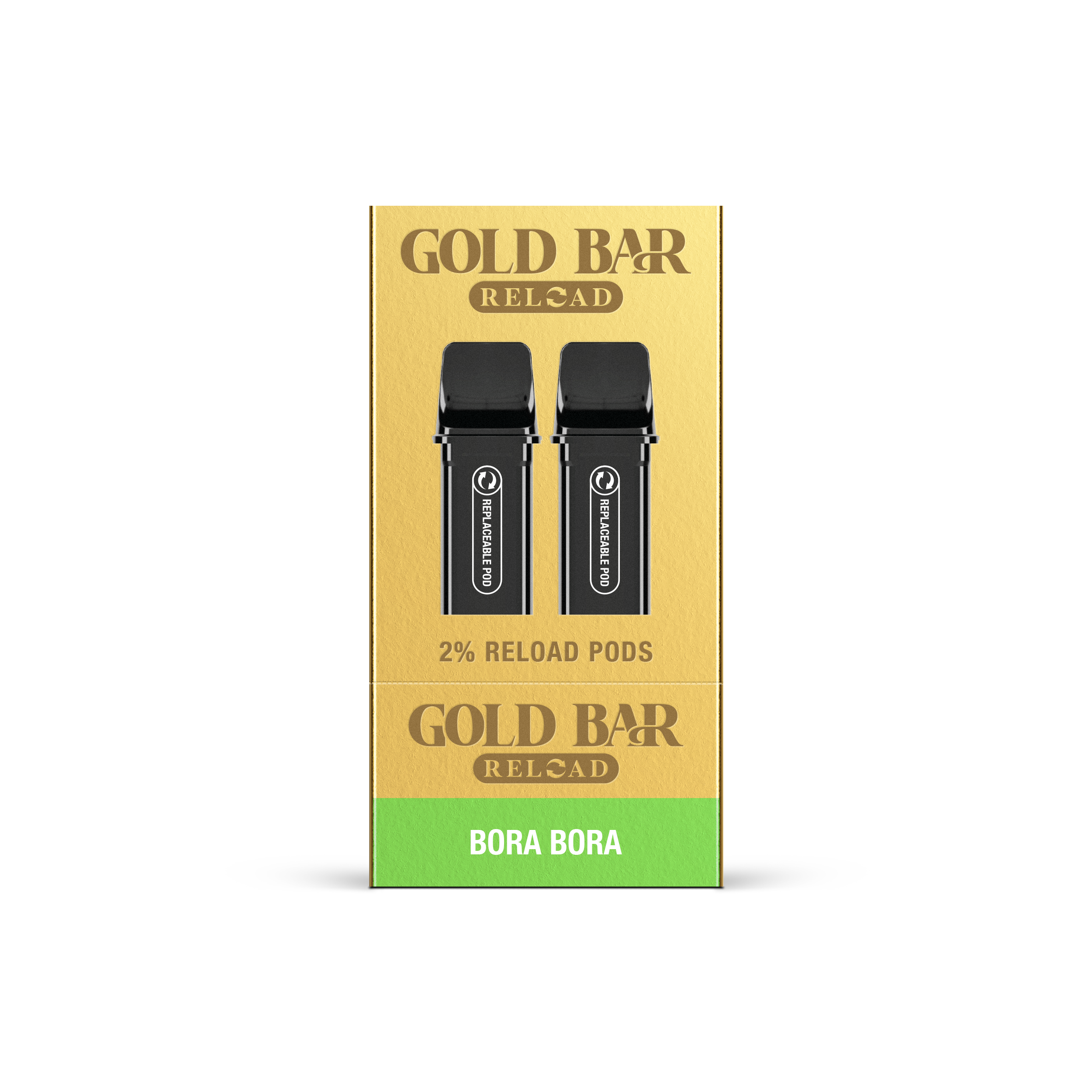 GOLD BAR RELOAD PODS 2PK BORA BORA (10)