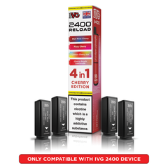 IVG 2400 RELOAD POD 4 PACK CHERRY EDITION (5)