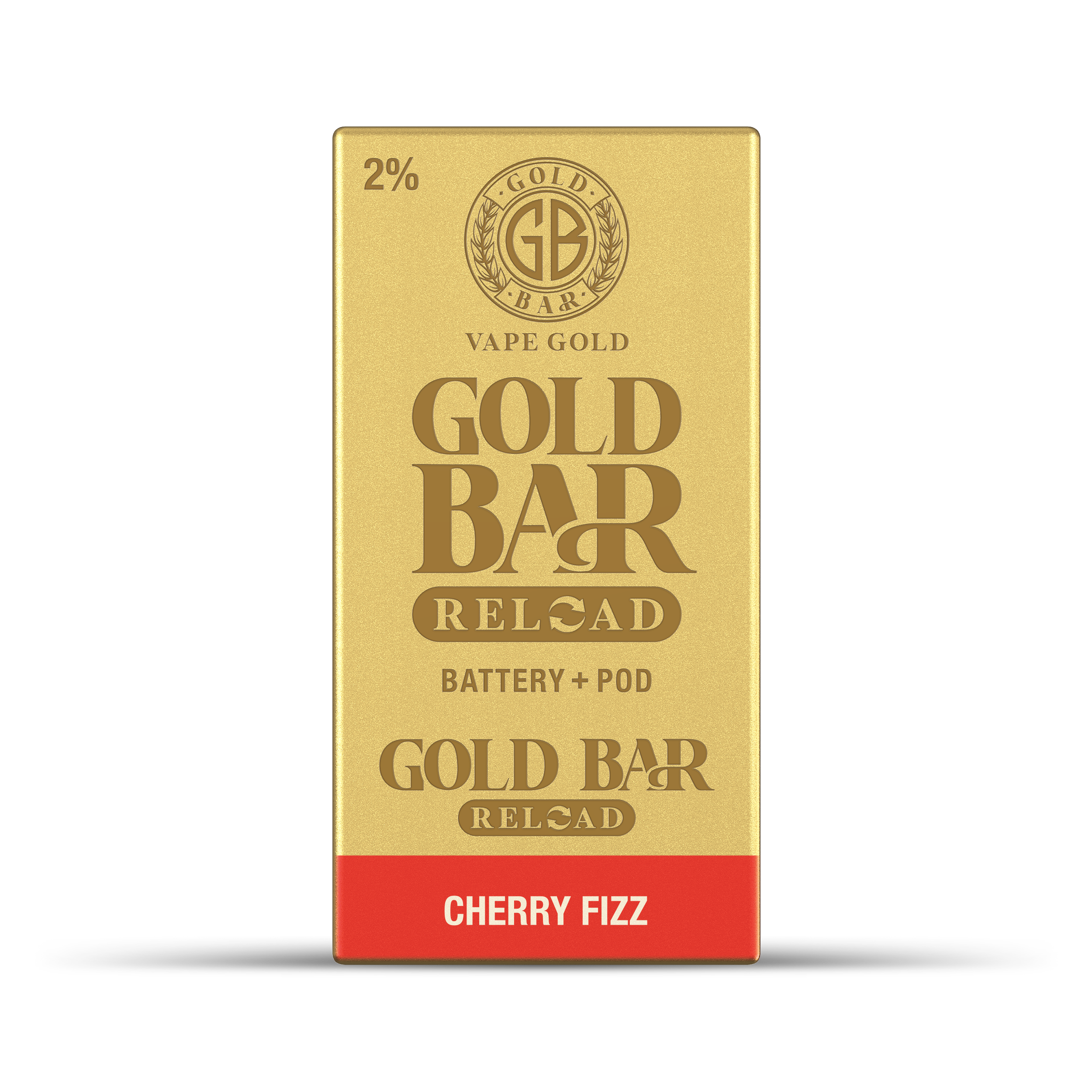 GOLD BAR RELOAD BATTERY + POD CHERRY FIZZ (10)