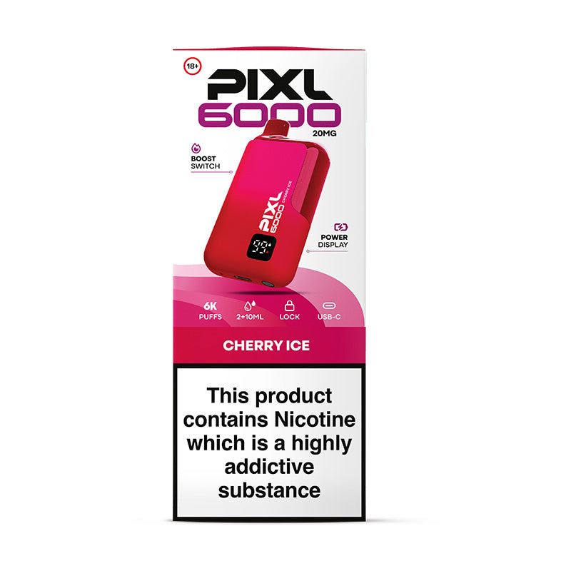 PIXL 6000 DISPOSABLE CHERRY ICE (5)