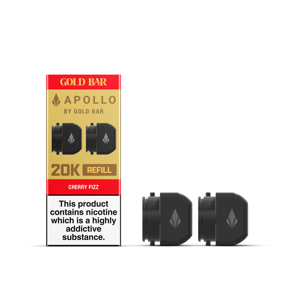 APOLLO 2x5ML REFILL CONTAINERS CHERRY FIZZ (10)