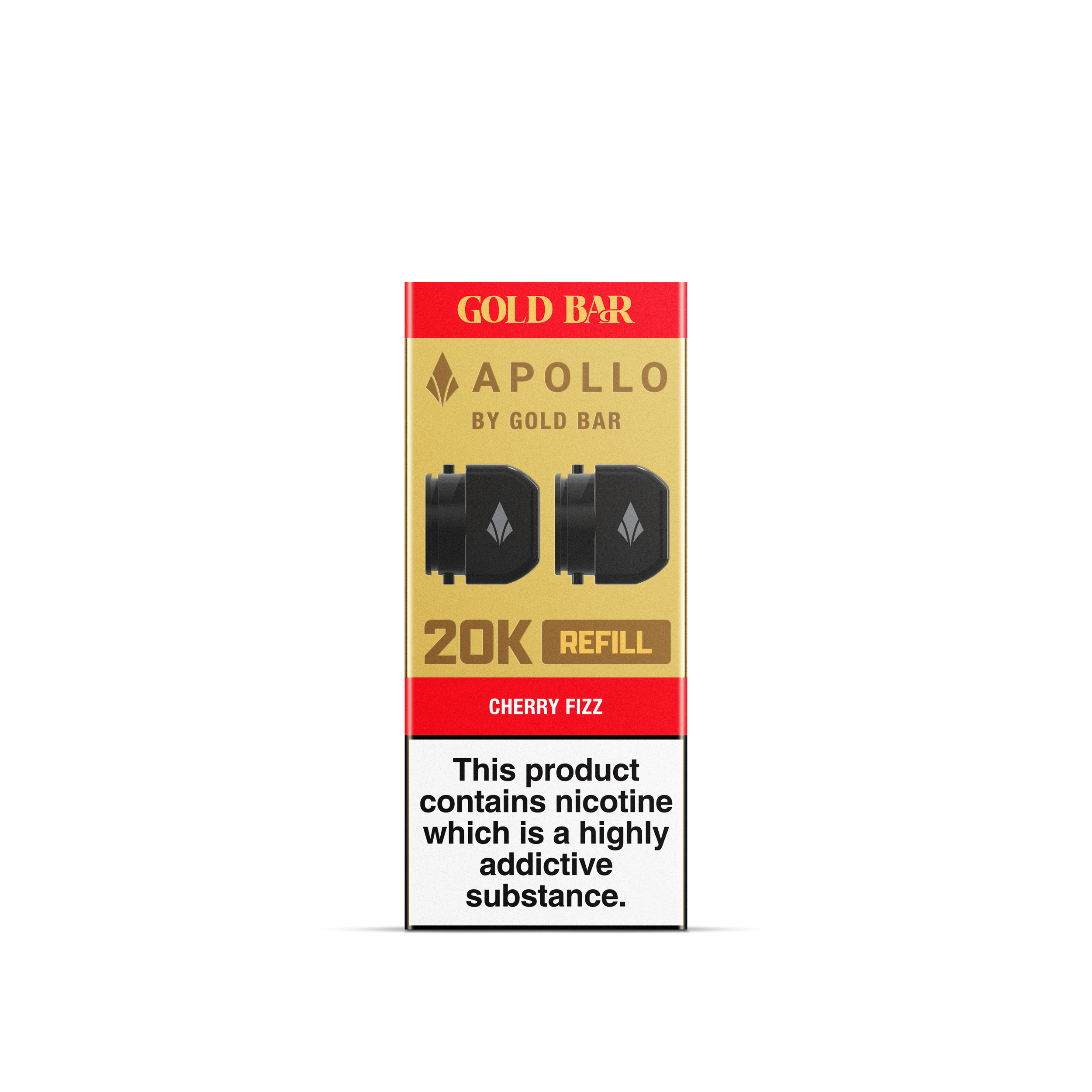 APOLLO 2x5ML REFILL CONTAINERS CHERRY FIZZ (10)