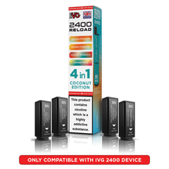 IVG 2400 RELOAD POD 4 PACK COCONUT EDITION (5)