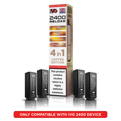 IVG 2400 RELOAD POD 4 PACK COFFEE EDITION (5)