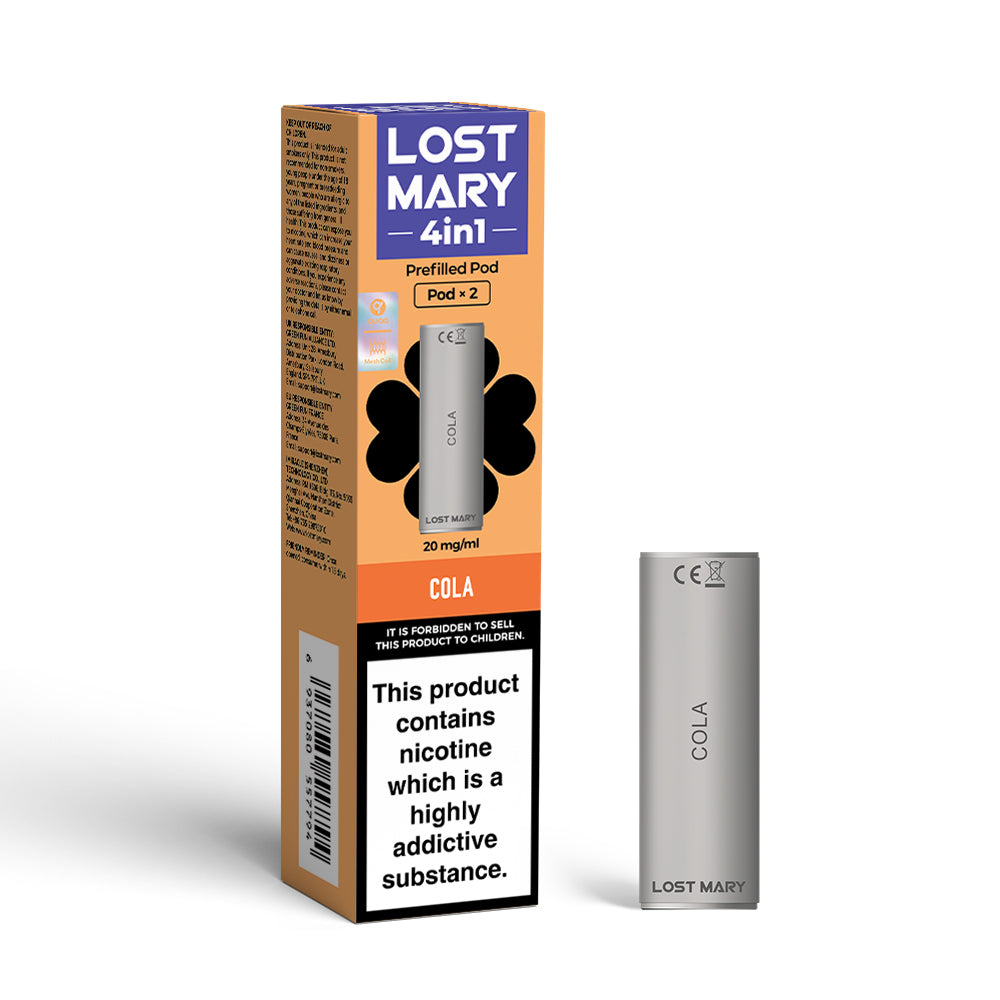 LOST MARY 4in1 PREFILLED PODS 2 PACK COLA (10)