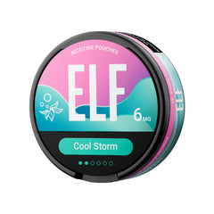 ELF 6MG NICOTINE POUCHES COOL STORM (10)