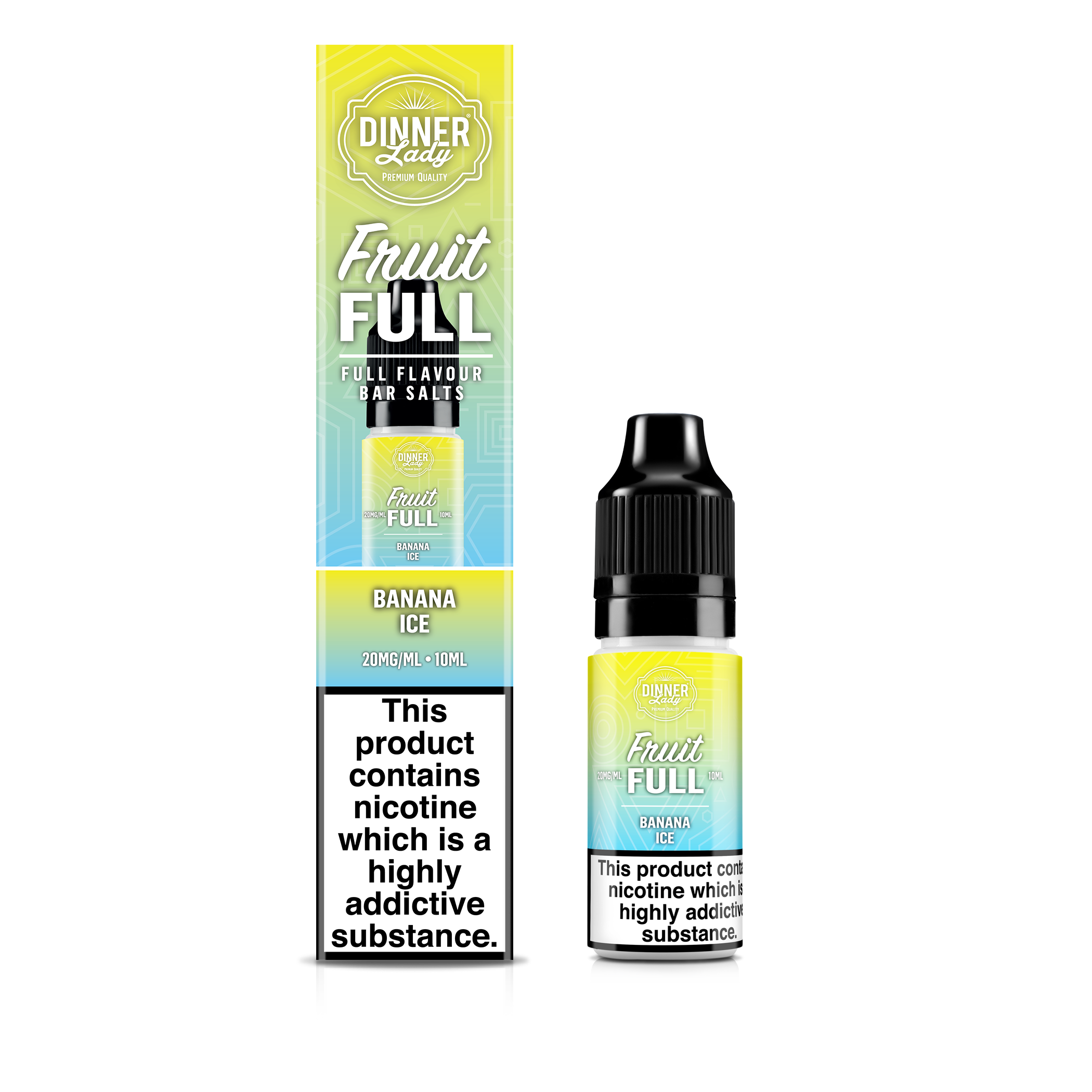 DINNER LADY 10ML NIC SALT FRUIT FULL BANANA ICE (10)