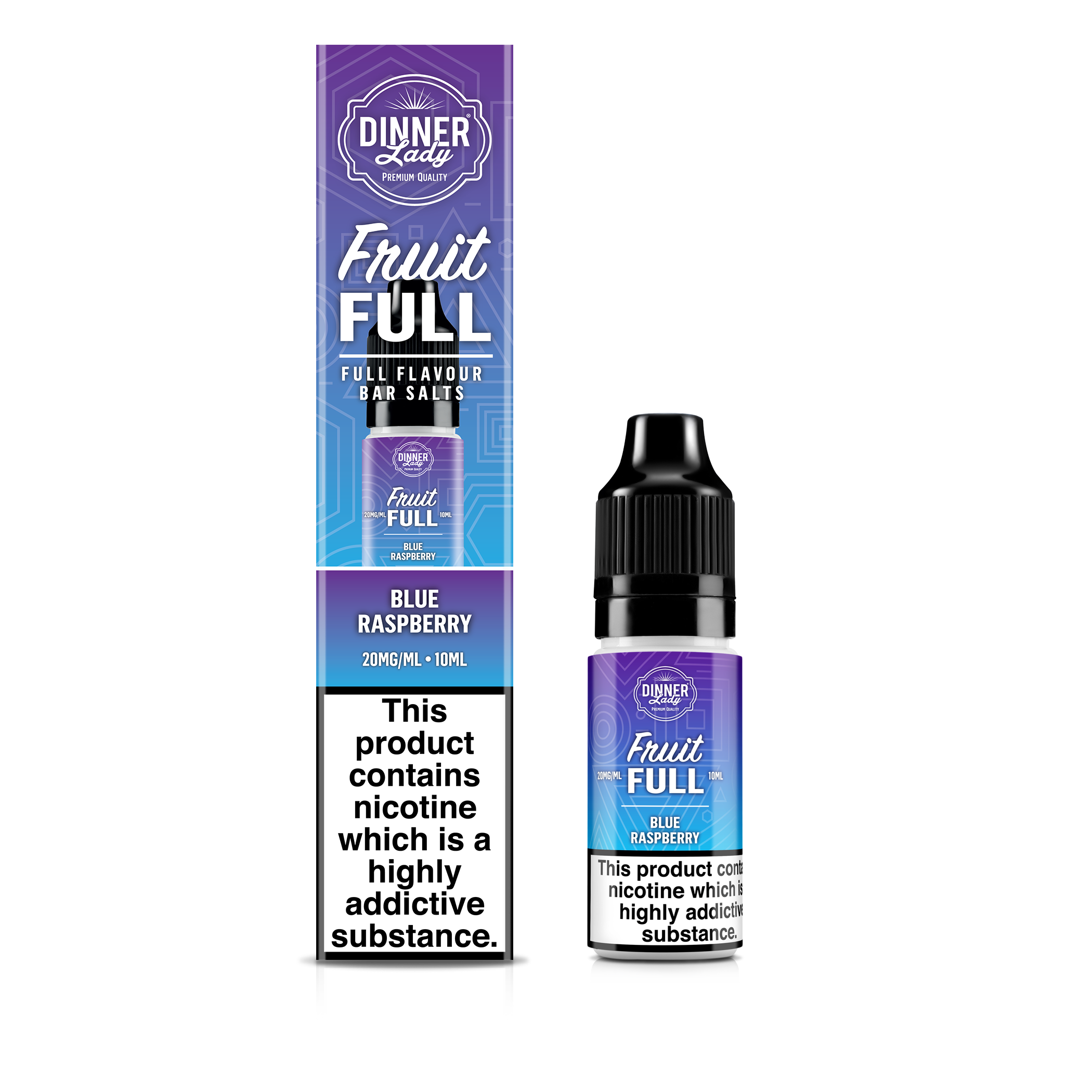 DINNER LADY 10ML NIC SALT FRUIT FULL BLUE RASPBERRY (10)