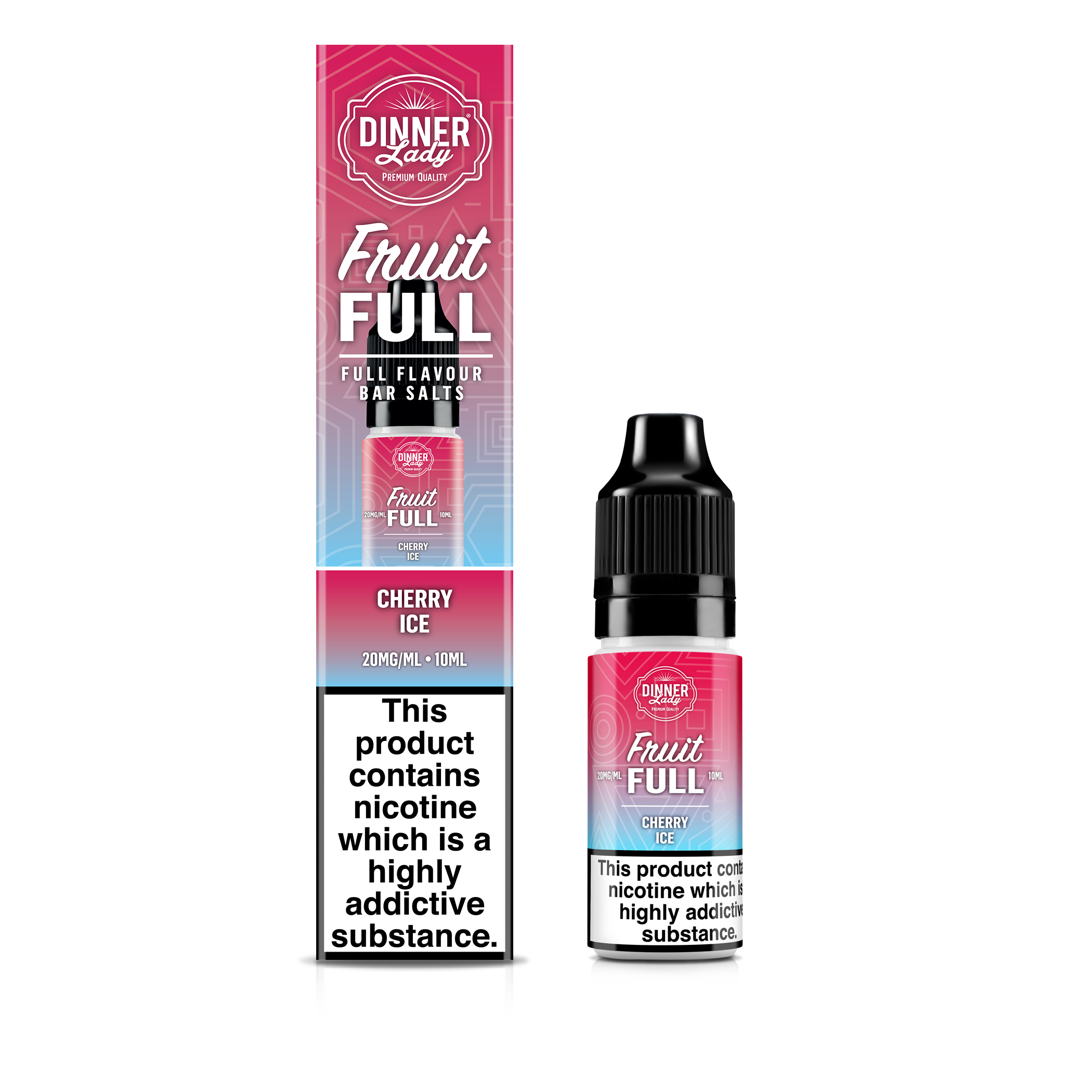 DINNER LADY 10ML NIC SALT FRUIT FULL CHERRY ICE (10)