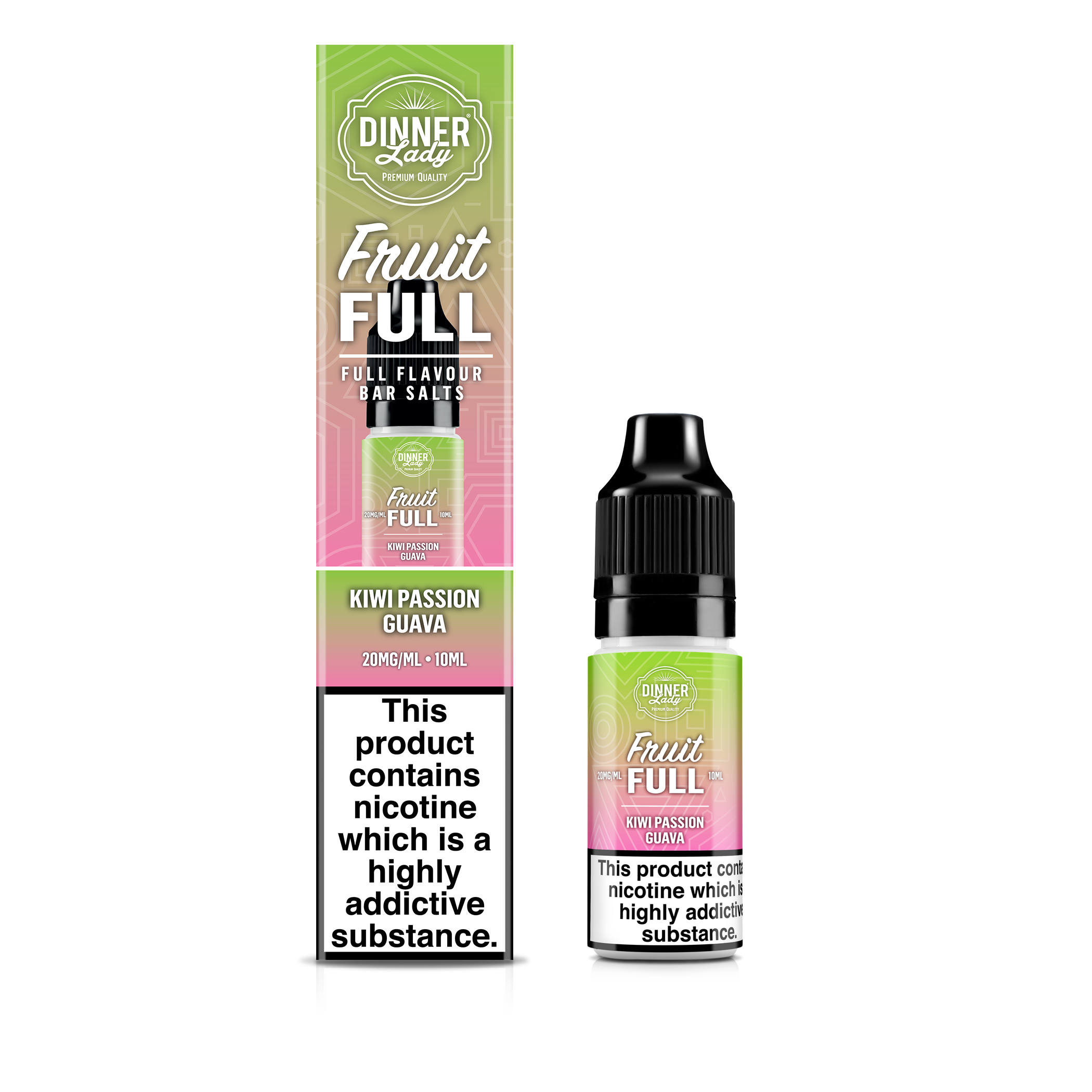 DINNER LADY 10ML NIC SALT FRUIT FULL KIWI PASSION GUAVA (10)