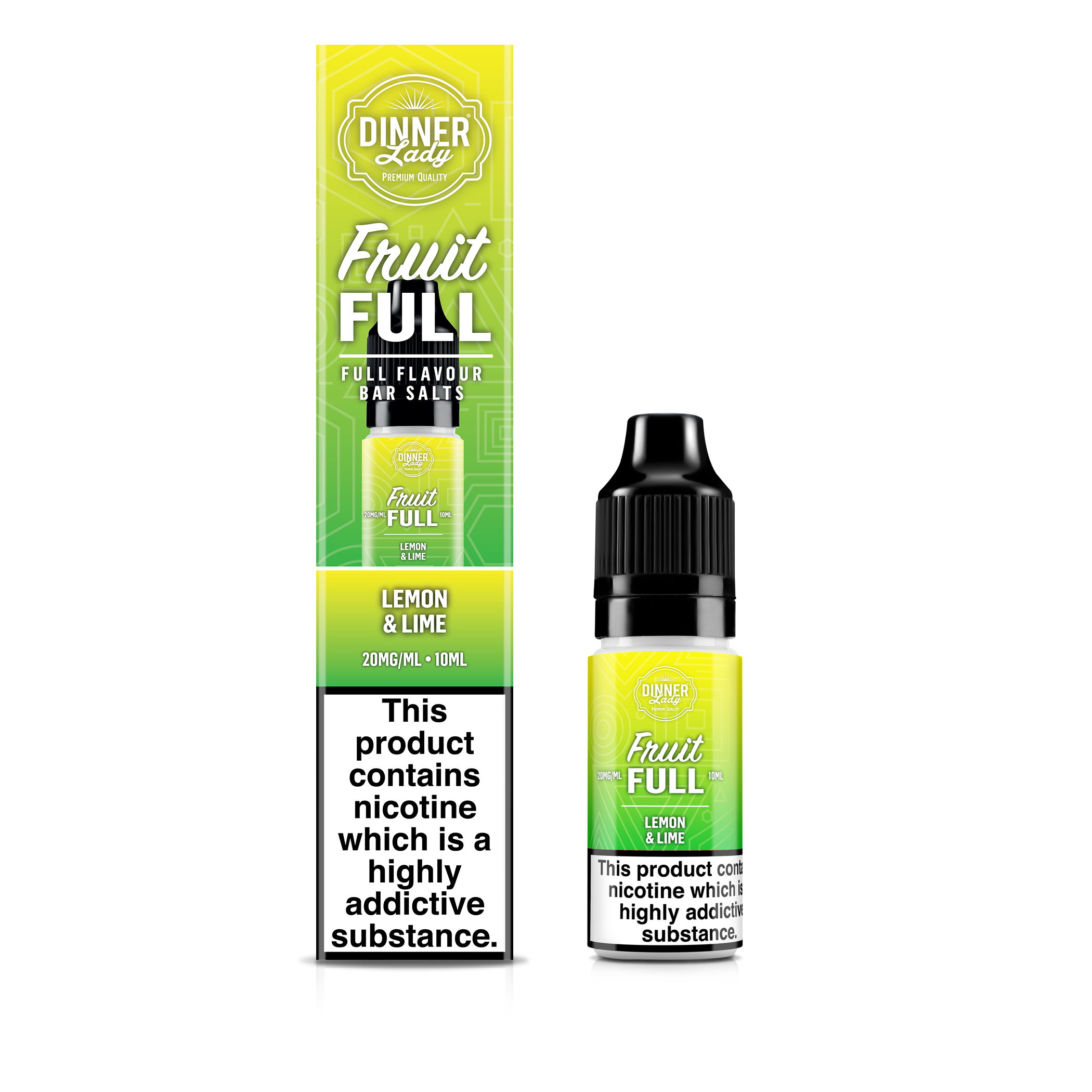 DINNER LADY 10ML NIC SALT FRUIT FULL LEMON AND LIME (10)