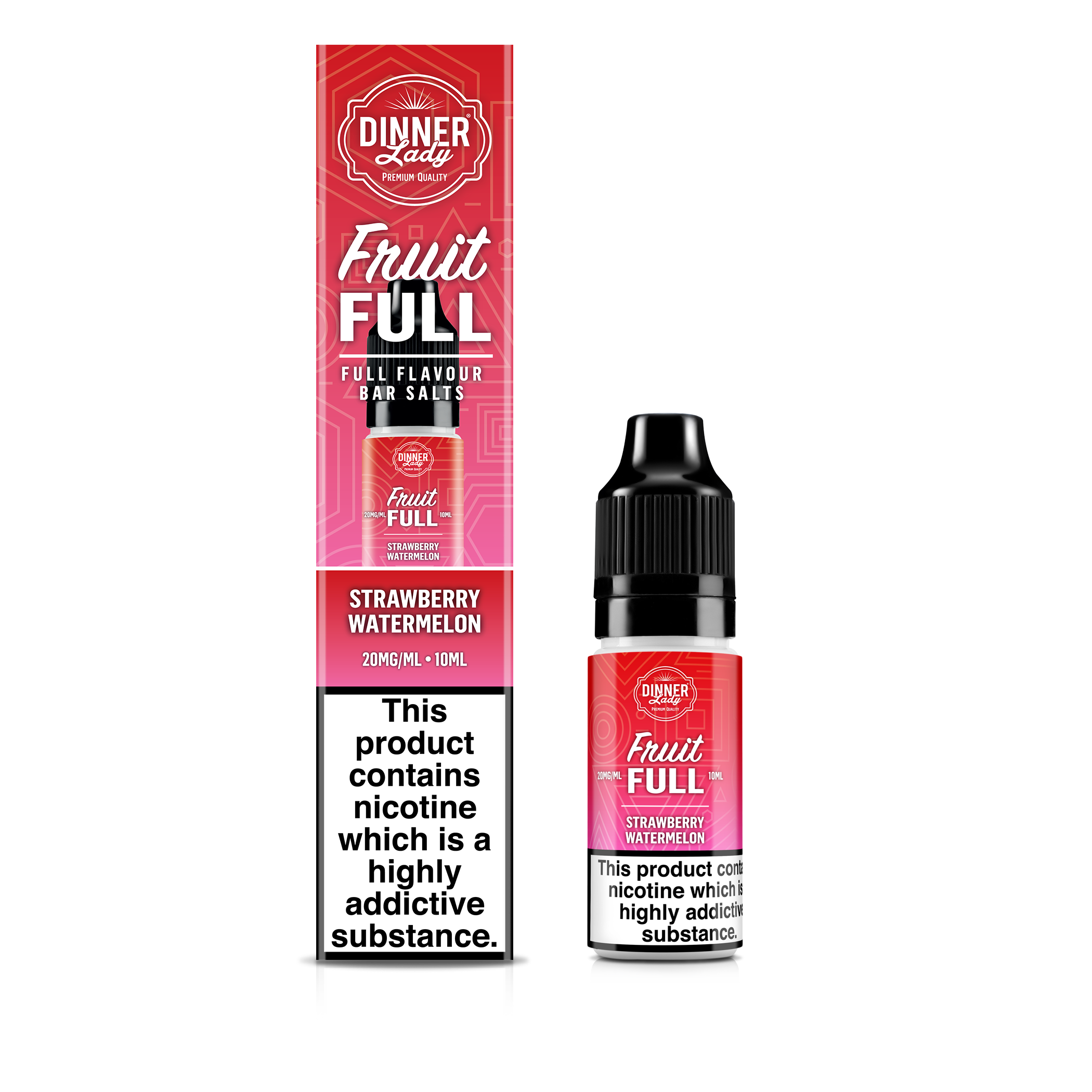 DINNER LADY 10ML NIC SALT FRUIT FULL STRAWBERRY WATERMELON (10)