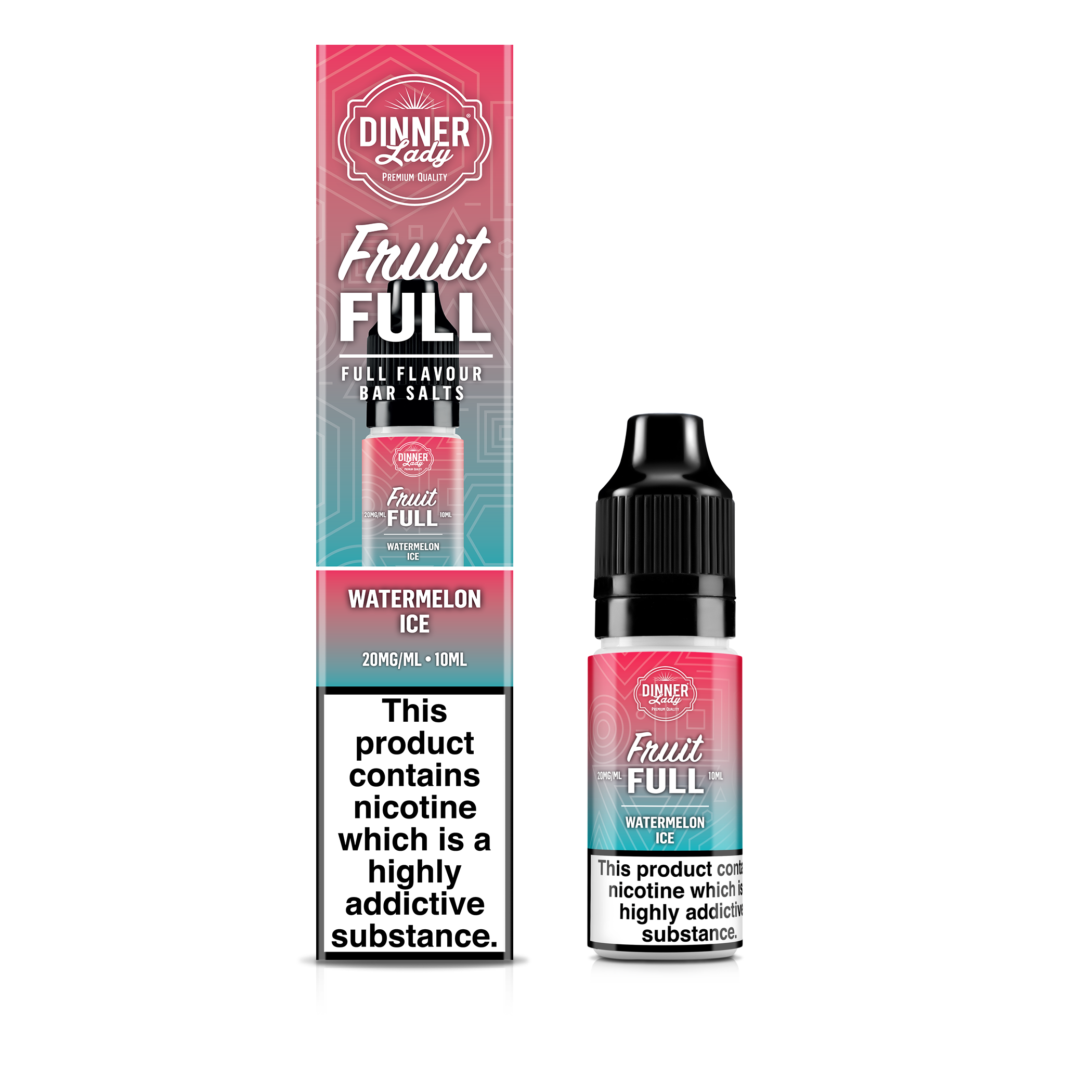 DINNER LADY 10ML NIC SALT FRUIT FULL WATERMELON ICE (10)