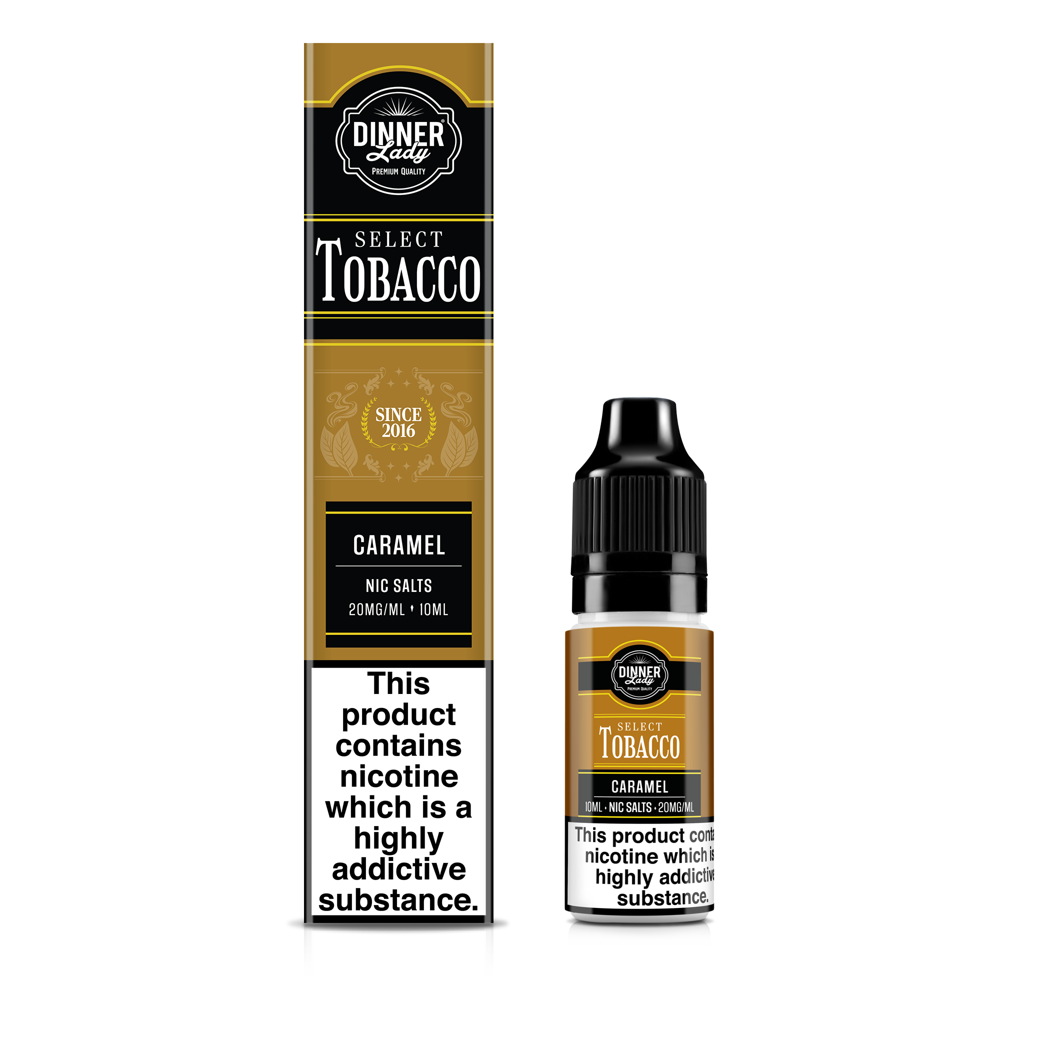 DINNER LADY 10ML NIC SALT TOBACCO CARAMEL (10)